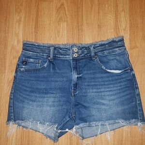 Kancan denim shorts frayed sz 31